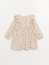 LC Waikiki Crew Neck Floral Baby Girl Dress